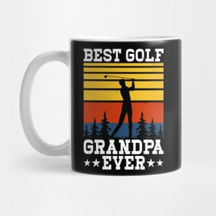 Best Golf Grandpa Ever T Shirt For Women Men Mug